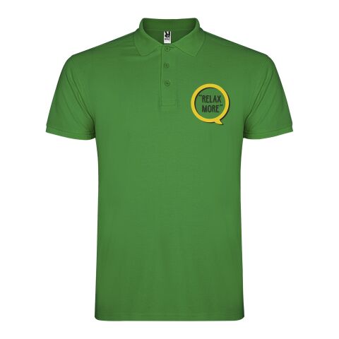Werbeartikel Star Poloshirt für Herren – Tropical Green – 3XL – mit Logo bedruckt