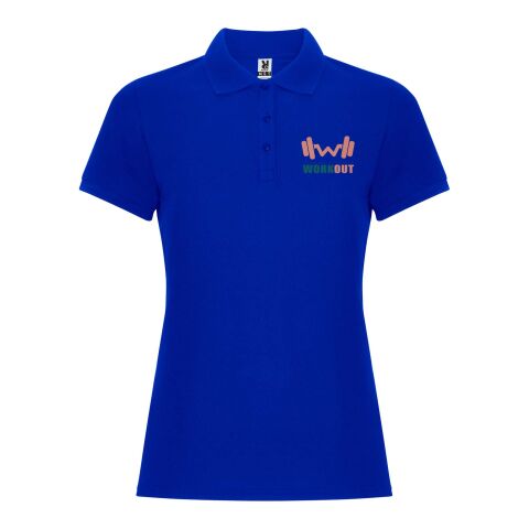 48h Express-Druck Werbeartikel Pegaso Premium Poloshirt für Damen – blau – 2XL – mit Logo bedruckt