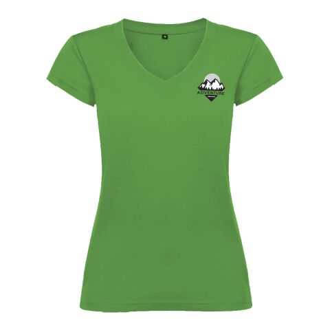 Victoria T-Shirt mit V-Ausschnitt für Damen Standard | Tropical Green | M | ohne Werbeanbringung | Nicht verfügbar | Nicht verfügbar | Nicht verfügbar