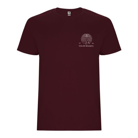 Werbeartikel Stafford T-Shirt für Herren – garnet – 2XL – mit Logo bedruckt
