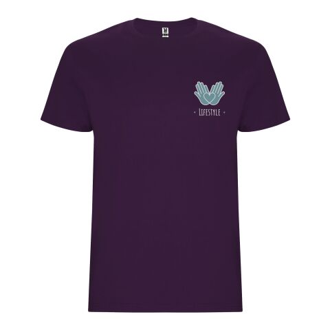 Werbeartikel Stafford T-Shirt für Herren – lila – 2XL – mit Logo bedruckt