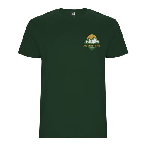 Arbeitskleidung Stafford T-Shirt – dunkelgrün – mit Logo bedruckt 48h Express-Druck Gr. XL