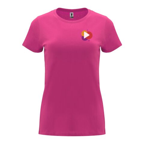 48h Express-Druck Werbeartikel Capri T-Shirt für Damen – rossette – 3XL – mit Logo bedruckt