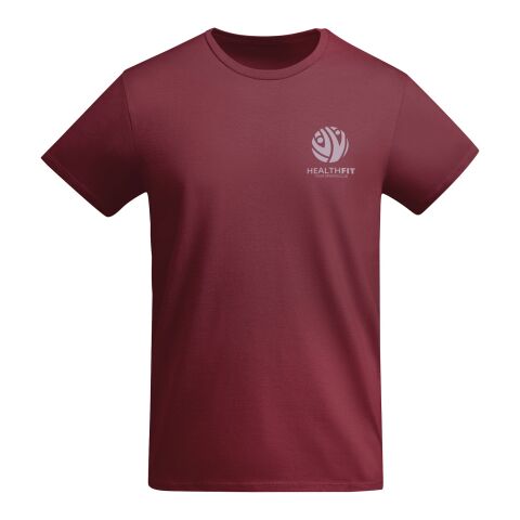 Werbeartikel Breda T-Shirt für Herren – garnet – M – mit Logo bedruckt