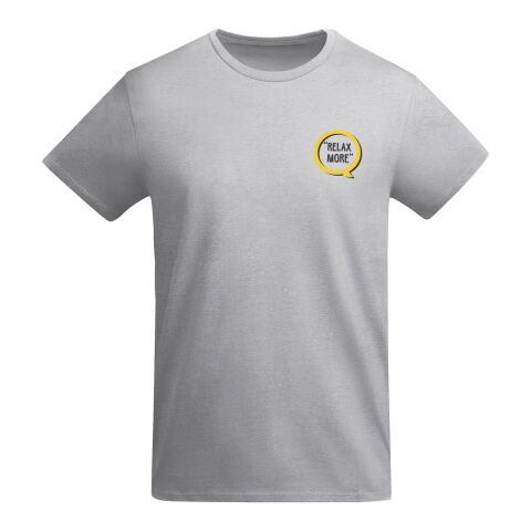 Werbeartikel Breda T-Shirt für Herren – marl grey – 2XL – mit Logo bedruckt
