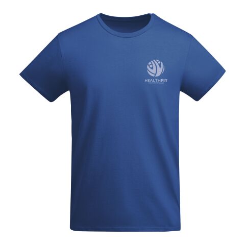 Werbeartikel Breda T-Shirt für Herren – royalblau – XL – mit Logo bedruckt