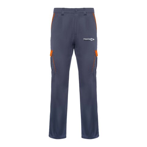 Werbeartikel Trooper Arbeitshose, 250 g/m 2 – Lead-orange – 56 – mit Logo bedruckt