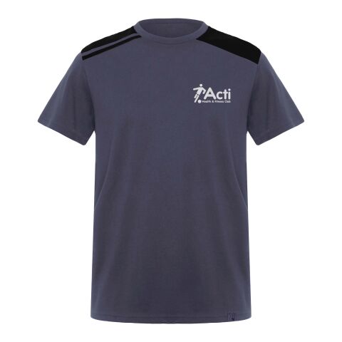 Werbeartikel Expedition Kurzärmeliges T-Shirt für Herren, 160 g/m2 – lead-schwarz – 3XL – mit Logo bedruckt