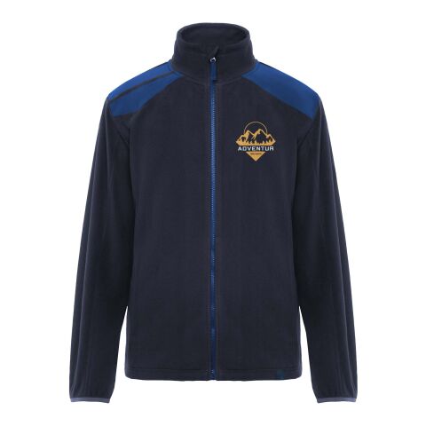 Corporate Fashion Mikrofleecejacke Terrano – navy blue-royalblau – mit hochwertigem Stick 48h Express-Druck Gr. XL