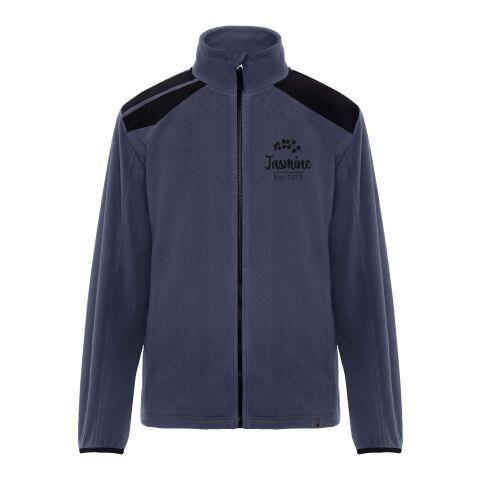 Werbeartikel Terrano Mikrofleecejacke, unisex – Lead-schwarz – 2XL – mit Logo bedruckt