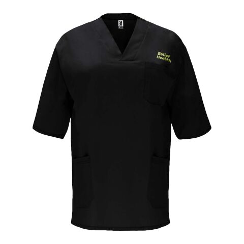 Corporate Fashion Panacea Kurzarm-Arbeitshemd – schwarz – mit hochwertigem Stick 48h Express-Druck Gr. 3XL