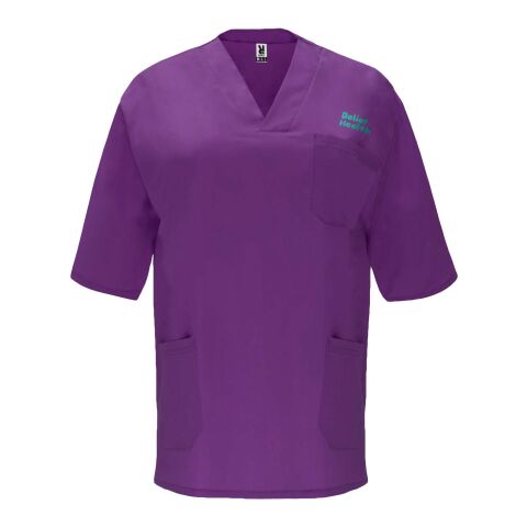 Corporate Fashion Panacea Kurzarm-Arbeitshemd – traube – mit Logo bedruckt 48h Express-Druck Gr. 3XL