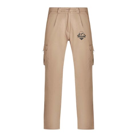 Werbeartikel Daily Stretch Arbeitshose aus 250 g/m2 Elasthan – camel – 46 – mit Logo bedruckt