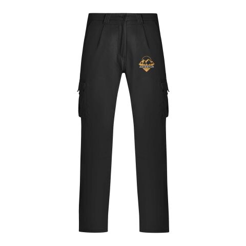 Arbeitskleidung Arbeitshose Daily Stretch – schwarz – mit Logo bedruckt 48h Express-Druck Gr. 44