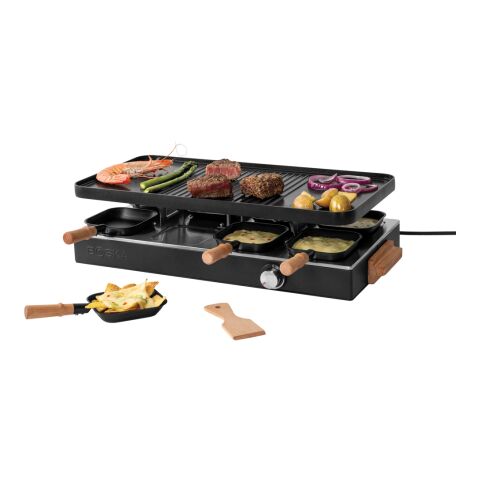 BOSKA Raclette Gourmet Party, 8 Personen (EU Type F) schwarz