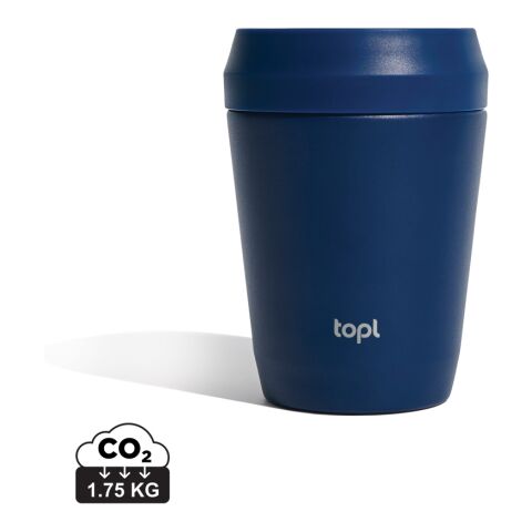 Topl-Trinkbecher aus rec. Stahl mit 360-Grad-Deckel 236ml