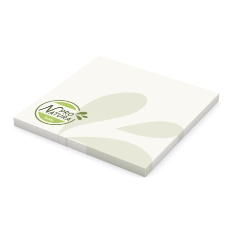 Nachhaltiger Werbeartikel Haftnotizblock Basic RECYCLING 50 Haftzettel – 72 × 72 mm – mit Logo bedruckt