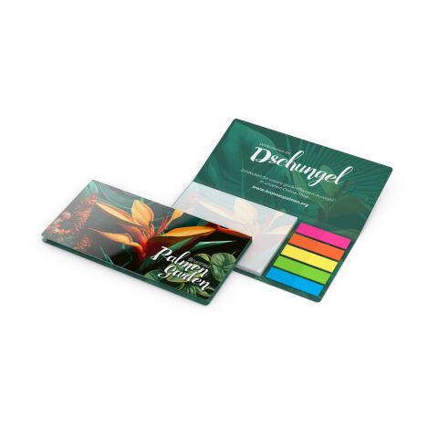 Werbeartikel Haftnotiz-Set Kopenhagen Haftzettel mittelgroß Umschlag länglich mit Kopföffnung – 155 × 79 mm – mit Logo bedruckt