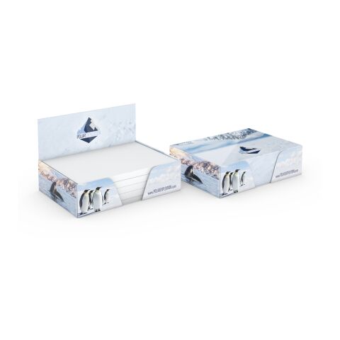 Haftnotiz-Box Pop-Up-Box Haftnotizblöcke weiß Karton-Box individuell bedruckt 100 × 72 mm | Nicht verfügbar | ohne Werbeanbringung | 250.0 | weiß
