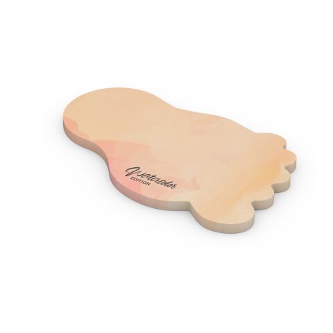 Haftnotizblock Form 125 × 72 mm formgestanzt