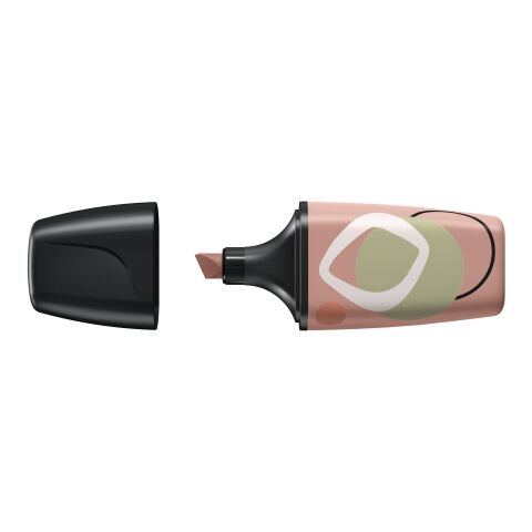Werbeartikel STABILO BOSS MINI Naturevibes Leuchtmarkierer – braun – mit Logo bedruckt