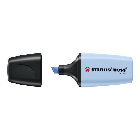 STABILO BOSS MINI Pastel Leuchtmarkierer hellblau | ohne Werbeanbringung
