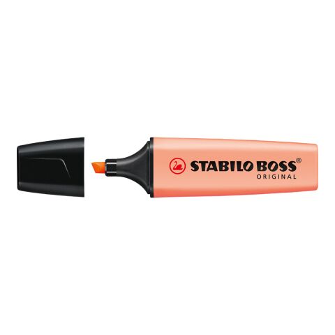 Werbeartikel STABILO BOSS ORIGINAL Pastel Leuchtmarkierer – orange – mit Logo bedruckt