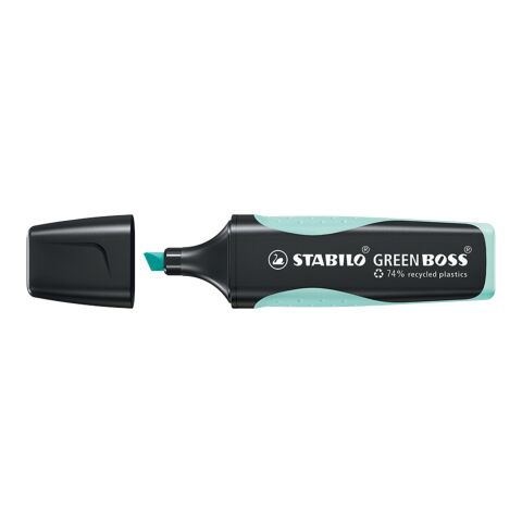 STABILO GREEN BOSS Pastel Leuchtmarkierer türkis | ohne Werbeanbringung