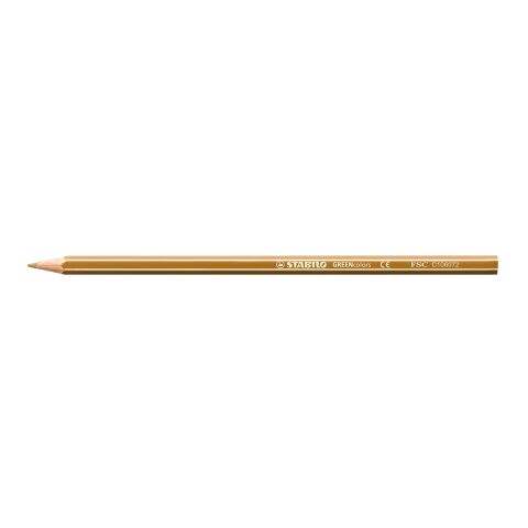 Werbeartikel STABILO GREENcolors Farbstift – braun – mit Logo bedruckt