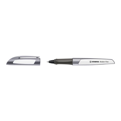 STABILO Modern Flow Gelroller silber/weiß | ohne Werbeanbringung