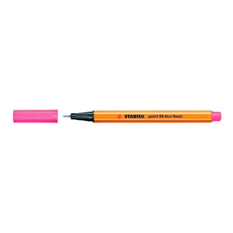 STABILO point 88 Mini Fineliner neonrot | ohne Werbeanbringung