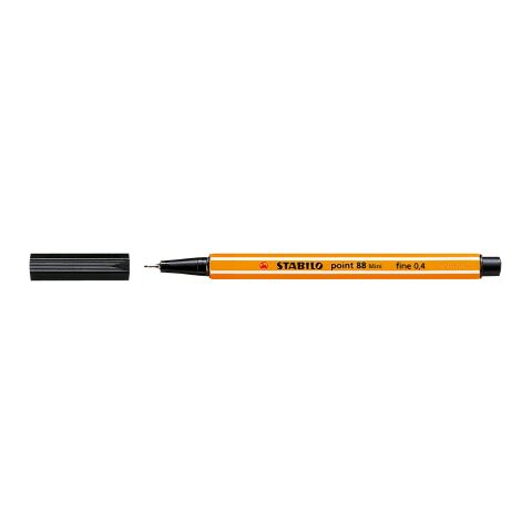 STABILO point 88 Mini Fineliner schwarz | ohne Werbeanbringung