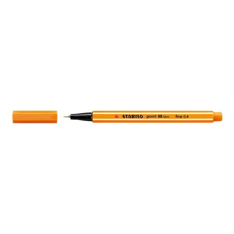 Werbeartikel STABILO point 88 Mini Fineliner – orange – mit Logo bedruckt