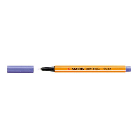 Werbeartikel STABILO point 88 Mini Fineliner – violett – mit Logo bedruckt