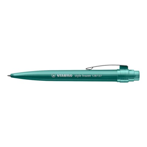 STABILO style frozen Kugelschreiber transparent/grün | ohne Werbeanbringung