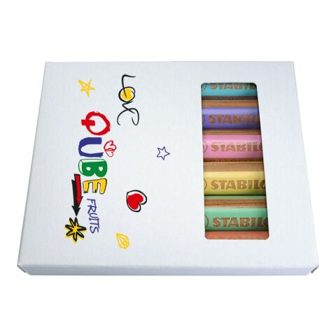 STABILO woody 3 in 1 Farbstift 6er-Set ohne Werbeanbringung