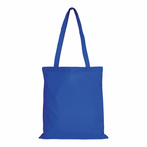 Werbeartikel TEXXILLA Baumwolltasche CLASSIC mit zwei langen Henkeln, 140 g/m² – königsblau – mit Logo bedruckt