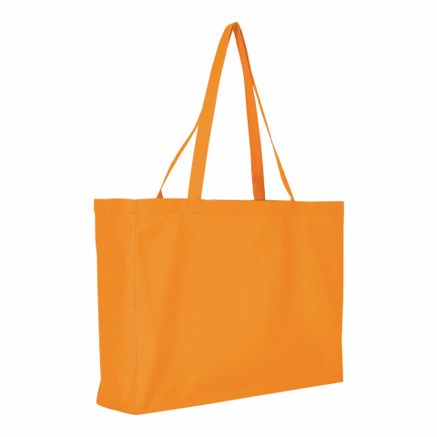 Werbeartikel TEXXILLA Cotton-Shopper, ca. 140 g/m² – orange – Einkaufstasche / Werbetasche mit Logo bedruckt