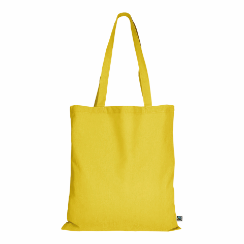 TEXXILLA Tasche aus Fairtrade-zertifizierter Baumwolle mit zwei langen Henkeln, ca. 140 g/m²