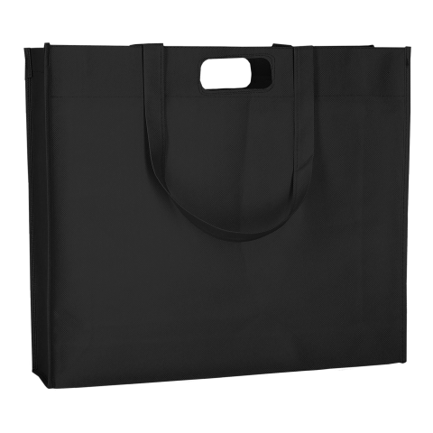 Werbeartikel TEXXILLA City-Shopper 1 – schwarz – mit Logo bedruckt