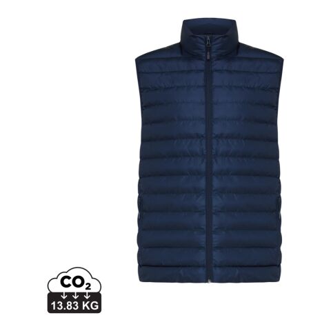 Corporate Fashion IQONIQ Meru Herren Bodywarmer – navy – mit hochwertigem Stick nachhaltig Gr. XXXL