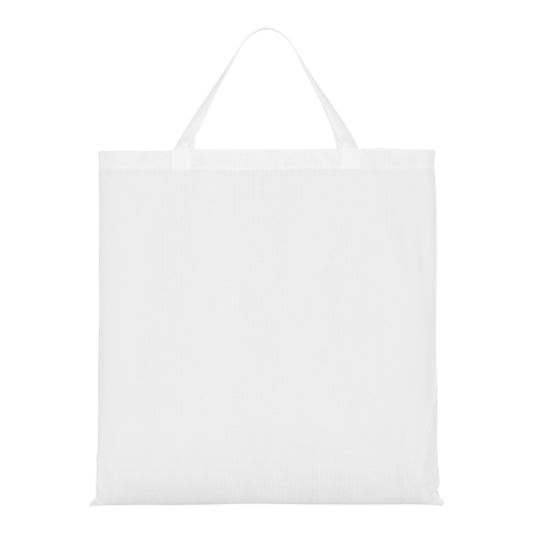 Werbeartikel TEXXILLA QUADRATISCH, PRAKTISCH, GUT – PP-Tasche – weiß – mit Logo bedruckt