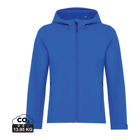 Werbeartikel Iqoniq Makalu Damen Softshelljacke aus recyceltem Polyester – Königsblau – XXS – mit Logo bedruckt