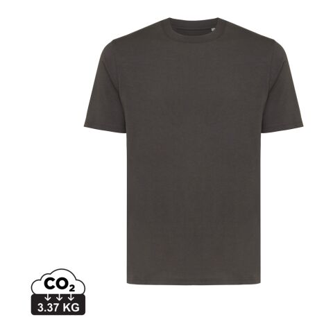 Werbeartikel IQONIQ Sierra Lightweight T-Shirt aus recycelter Baumwolle | anthrazit | mit Logo bedrucken