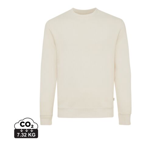 Iqoniq Denali ungefärbt. Rundhals-Sweater aus recycelter BW