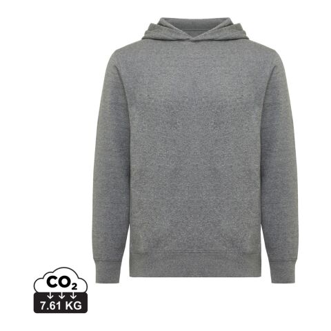 Iqoniq Yengo Hoodie mit Seitentaschen aus rec. Baumwolle ungefärbte helles Anthrazit | S | ohne Werbeanbringung | Nicht verfügbar | Nicht verfügbar | Nicht verfügbar