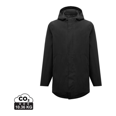 Corporate Fashion Parka IQONIQ Thelon – schwarz – mit hochwertigem Stick nachhaltig Gr. S