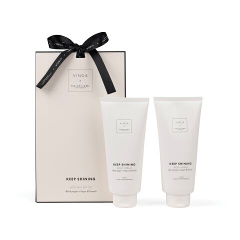 VINGA x TGL Duo-Geschenkset weiß-schwarz