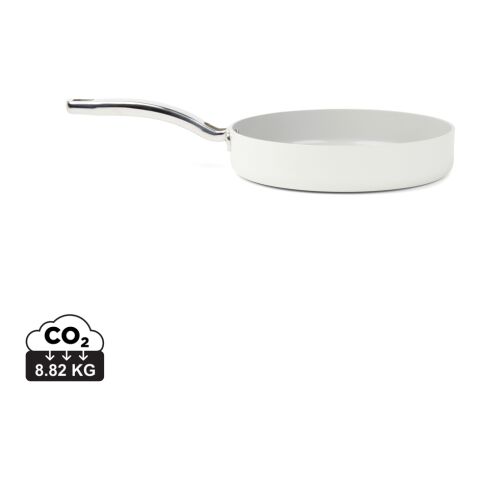 Werbeartikel VINGA Alto Pfanne 25cm RCS recyceltes Aluminium Keramik-Antihaft Induktion backofenfest bis 250°C edel – grau – mit Logo bedruckt