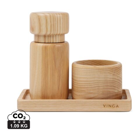 VINGA Retro Salz &amp; Pfeffer Set braun | ohne Werbeanbringung | Nicht verfügbar | Nicht verfügbar